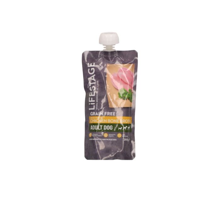 Lifestage Chicken Bone Broth with Turmeric & Parsley 200g