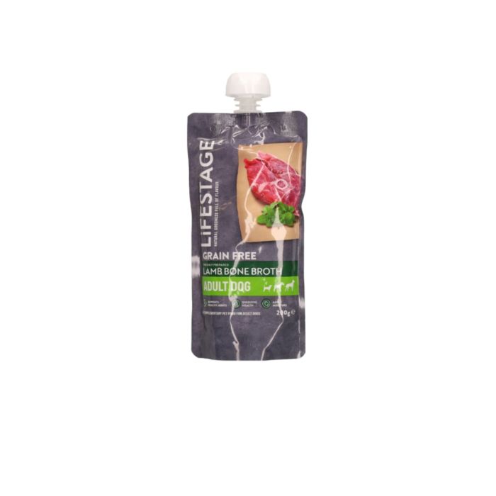 Lifestage Lamb Bone Broth with Turmeric & Mint 200g