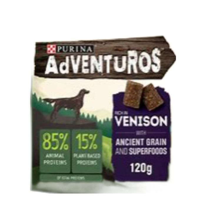 Purina Adventuros Ancient Grain Dog Treats Venison 120g