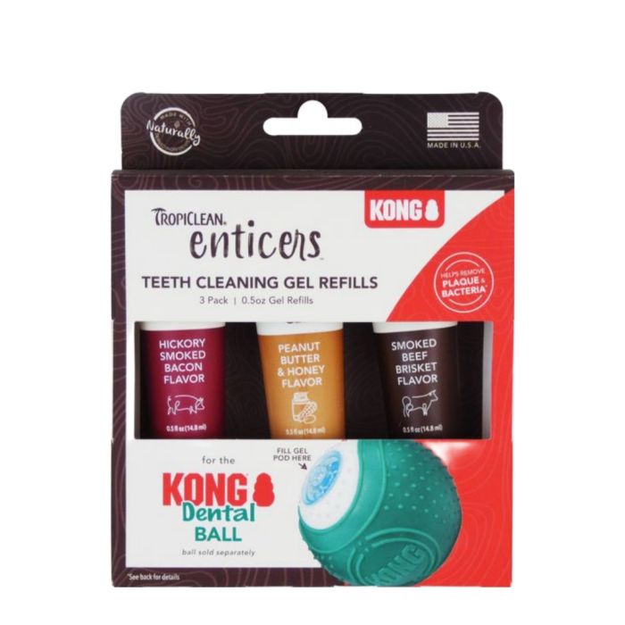 Tropiclean Enticers Dog Dental Cleaning Paste Refills