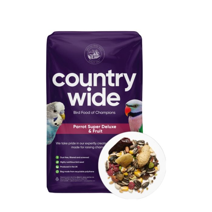 Country Wide Super Deluxe Parrot With Fruit Feed
