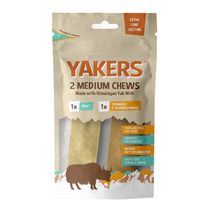Yakers Mint & Tumeric Dog Chew Treats