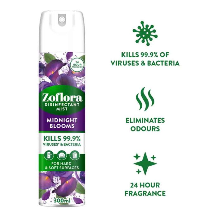 Zoflora Disinfectant Mist, Night Blooms, 300ml