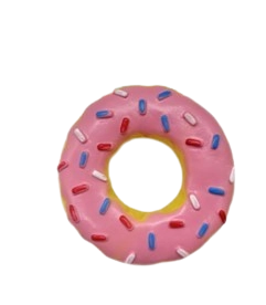 Rufus & Rosie Summer Vinyl Doughnut Dog Toy
