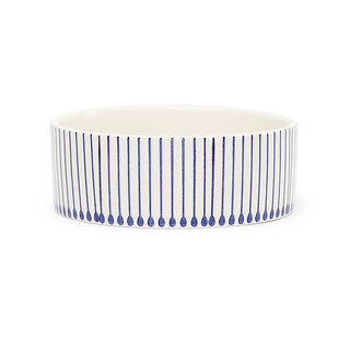 Scruffs Coastal Dog Bowl Blue Raindrops 19cm