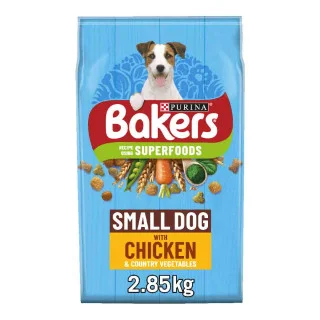 Bakers Adult Small Dog Food Chicken with Country Vegetables 2.85kg