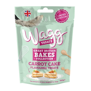 Wagg Great British Bakes Collection Carrot Cake Dog Treats 100g