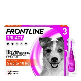 Frontline Tri-Act For Dogs, 5-10 Kgs