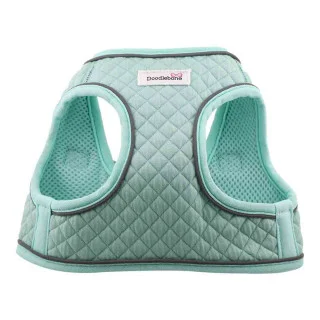 Doodlebone Snappy Mint Quilt Dog Harness 0.5