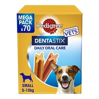 Pedigree Dentastix Daily Oral Care Small Dog Treat 70 Pack