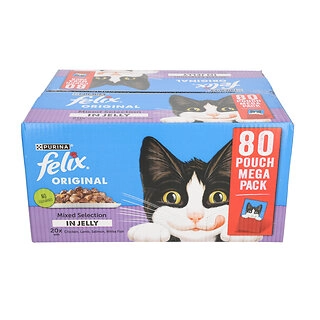 Felix Original Mixed Selection in Jelly Wet Cat Food 80x85g