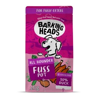 Barking Heads All Hounder Fuss Pot Duck Dry Dog Food, 2kg