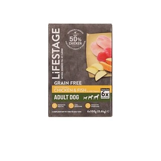 Lifestage Chicken Breast Fillets with Fish in Jelly Variety Pack 6x100g