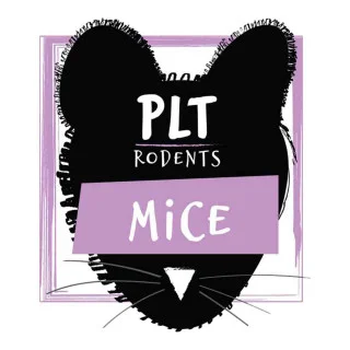 PLT Frozen Mice Fuzzies Reptile Food S/M 15g, 10 Pack