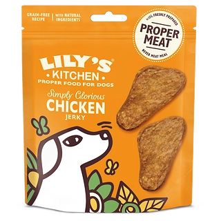 Lilys Kitchen Dog Treats Simply Glorious Chicken Jerky 70g