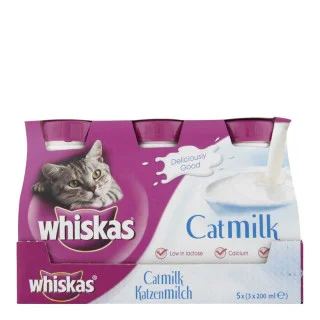 Whiskas Cat Milk, 3 x 200ml
