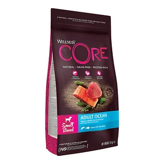 Wellness CORE Dry Small Breed Adult Dog Food Salmon with Tuna Recipe 1.5kg
