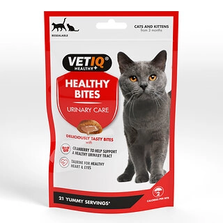 VetIQ Healthy Bites Urinary Care Treats for Cats and Kittens, 65g