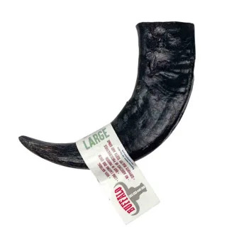 Naw Buffalo Horn Large, Natural Dog Chew