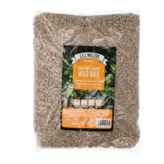 LJF Millers  Sunflower Hearts Wildbird Seed, 1kg
