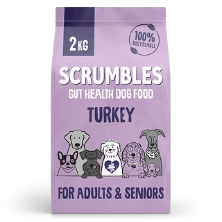 Scrumbles Dry Dog Food for Adult & Seniors Turkey 2kg