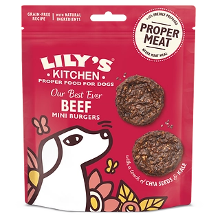Lilys Kitchen Dog Treats The Best Ever Beef Mini Burgers 70g