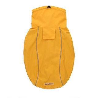Rufus & Rosie Fleece Lined Mk2 Yellow Dog Jacket, M