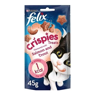 Felix Crispies Cat Treats Salmon and Trout 45g