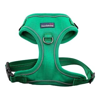 Doodlebone Trendy Tails Stomp Dog Harness Green 3-5