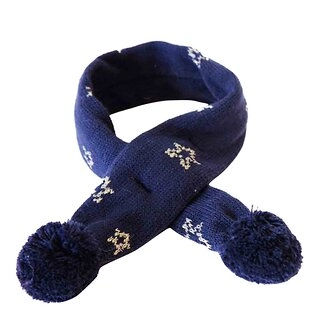 Pet Brands Christmas Gold Star Print Scarf