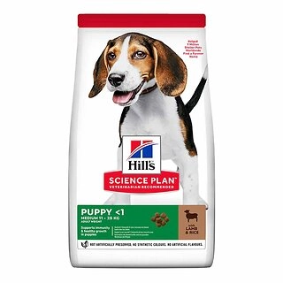 Hill's Science Plan Puppy Medium Dry Dog Food Lamb & Rice Flavour 2.5kg