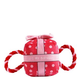 Ancol 'It’s My Birthday' Present Small Dog Toy