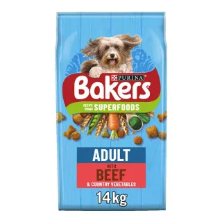Bakers Complete Dog Food Beef & Country Veg 14kg