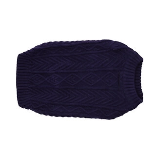 Rufus & Rosie Sleeveless Dog Jumper Navy Small