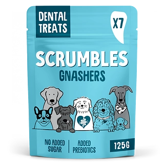 Scrumbles Gnashers for Dogs, Daily Dental Sticks 125g