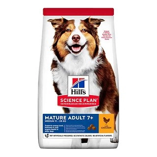 Hill's Science Plan Mature Adult Medium Dry Dog Food Chicken Flavour 14kg