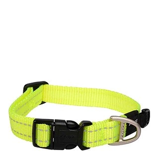Rogz Yellow Utility Dog Collar, Medium