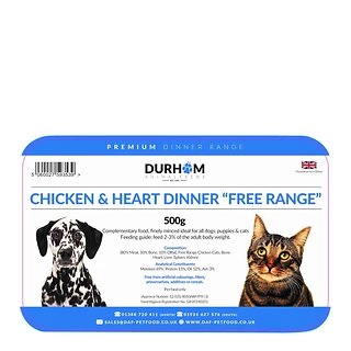 Durham Dog Food Chicken & Heart Dinner "Free Range", 500g