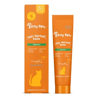 Zesty Paws Anti-Hairball Paste for Cats 120g