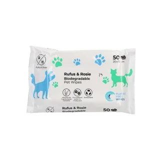 Rufus & Rosie Aloe Vera Pet Wipes