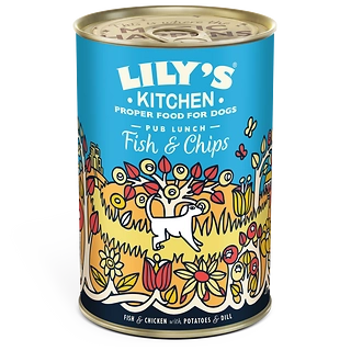 Lilys Kitchen Dog Fish & Chips 400g