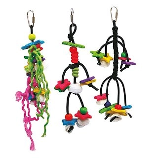 Latex Caribbean Ocean Mix Bird Toy