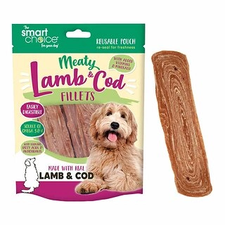 Smart Choice Lamb & Cod Fillet Dog Treats 7 Pack