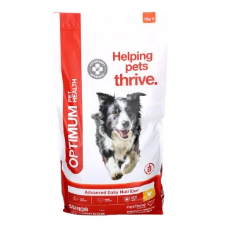 Optimum Pet Health Small-Medium Breed Senior Dry Dog Food, 15kg