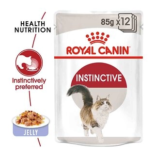 Royal Canin Wet Cat Food Adult, Instinctive Adult, Jelly, 85g