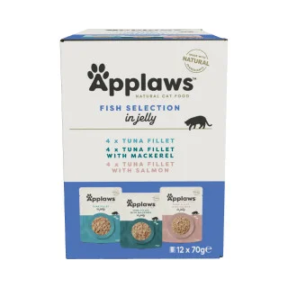 Applaws Natural Wet Cat Food Chicken Selection in Jelly 12x70g Pouches