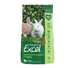 Excel Rabbit Adult Nuggets with Mint, 1.5kg