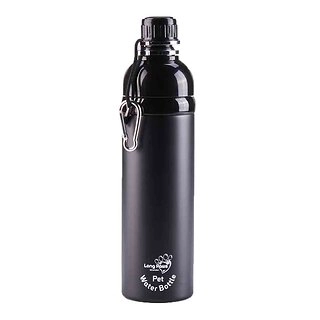 Lick 'N' Flow Black Water Bottle Large