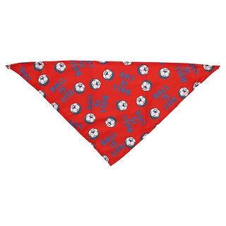 Rufus & Rosie Football is Life Dog Bandana S-M