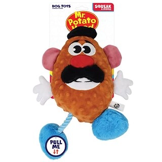 Hasbro Squeak and Crinkle Mr. Potato Head Dog Toy 11 Inch